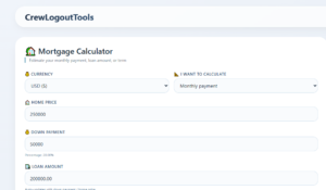 mortgage calculator