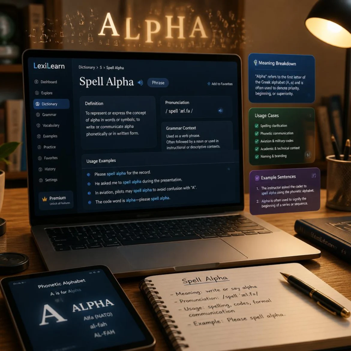 Spell Alpha
